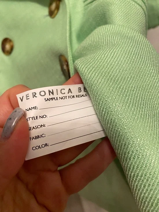 Veronica  Beard Rupert Dickey Jacket - Pistachio Size 4 new sample line no tags - Picture 5 of 5